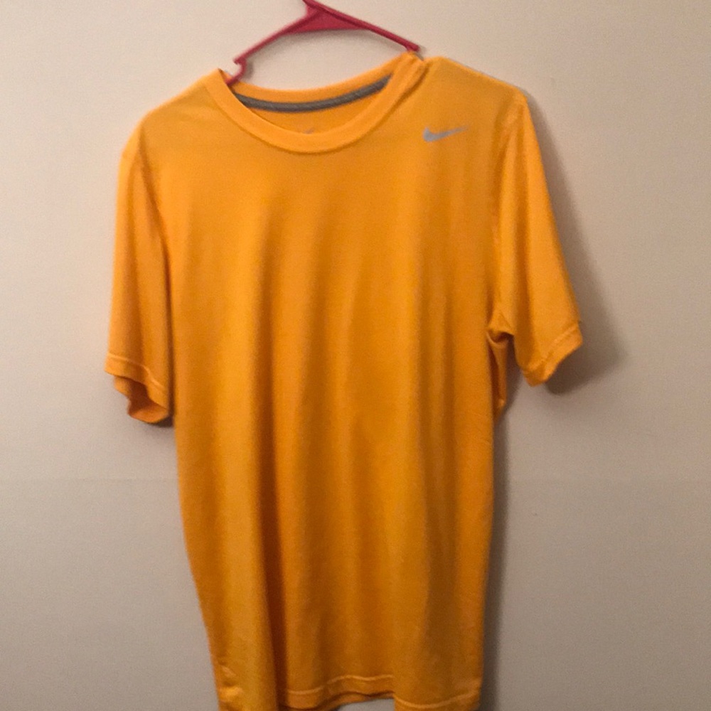 Yellow Nike combat shirt
